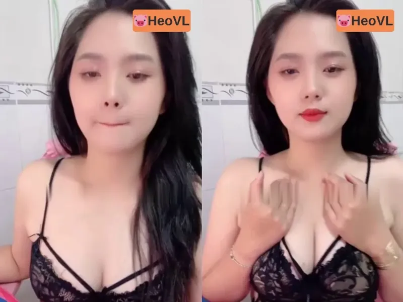 Cô bạn gái răng khểnh khoe chuối tròn trắng