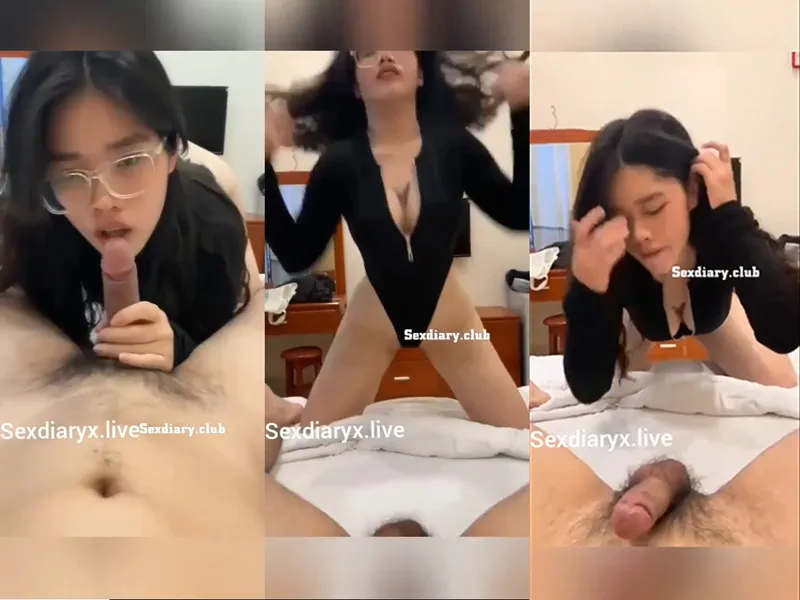 Em rau vú đẹp kính cận liếm chim điêu luyện