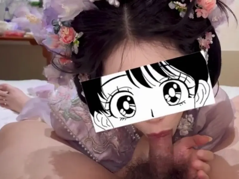 Gái xinh trong bộ đồ hạt giống nhỏ mút củ khoải cực đã